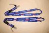 2 RUSSIA COUNTRY FLAG BLUE LANYARDS KEYCHAINS PASSHOLDERS ... HOCKEY ...NEW