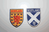 2 SCOTLAND COUNTRY FLAG PATCHES CRESTS BADGES ... NEW