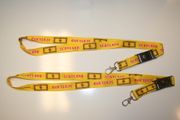 2 SCOTLAND YELLOW COUNTRY FLAG LANYARDS KEYCHAINS PASSHOLDERS ... SOCCER FOOTBALL ...NEW