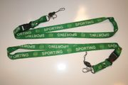 2 SCP SPORTING PORTUGAL FOOTBALL CLUB SOCCER GREEN LANYARDS KEYCHAINS PASSHOLDERS ... NEW
