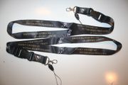 2 SIDNEY CROSBY PITTSBURGH PENGUINS BLACK EXTRA WIDE HOCKEY LANYARDS KEYCHAINS PASSHOLDERS .. NHL .. NEW