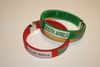 2 SOUTH AFRICA COUNTRY FLAG FLEXIBLE BRACELETS WRISTBANDS .. CHOOSE YOUR COLOR .. FIFA WORLD CUP SOCCER FOOTBALL... NEW