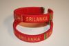 2 SRILANKA RED COUNTRY FLAG FLEXIBLE METAL BRACELETS ... SOCCER FOOTBALL CRICKET ... NEW