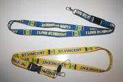 2 ST. VINCENT COUNTRY FLAG LANYARDS KEYCHAINS PASSHOLDERS VARIETY .. NEW