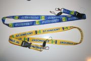 2 ST. VINCENT COUNTRY FLAG LANYARDS KEYCHAINS PASSHOLDERS VARIETY .. NEW