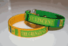2 ST VINCENT THE GRENADINES COUNTRY FLAG FLEXIBLE METAL NYLON BRACELETS WRISTBANDS ... CHOOSE YOUR COLOR ... NEW