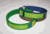 2 ST. VINCENT THE GRENEDINES COUNTRY FLAG FLEXIBLE METAL NYLON BRACELETS WRISTBANDS .. CHOOSE YOUR COLOR ... NEW