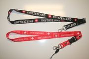 2 SWITZERLAND COUNTRY FLAG LANYARDS KEYCHAINS PASSHOLDERS ... SOCCER FOOTBALL ...NEW... ANY COLOR 2