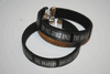2 THE BEATLES JOHN PAUL GEORGE AND RINGO BLACK FLEXIBLE BRACELETS WRISTBANDS .. NEW