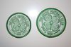 2 THE CELTIC FOOTBALL CLUB 1888 SOCCER PATCHES BADGES CRESTS ...SMALL AND LARGE SIZES ... NEW