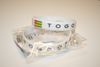 2 TOGO COUNTRY FLAG WHITE SILICONE BRACELETS WRISTBANDS .. FIFA WORLD CUP SOCCER FOOTBALL .. NEW