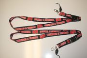 2 TRINIDAD & TOBAGO COUNTRY FLAG BLACK LANYARDS KEYCHAINS PASSHOLDERS .... FIFA WORLD CUP SOCCER FOOTBALL... NEW
