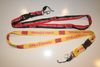 2 TRINIDAD & TOBAGO COUNTRY FLAG LANYARDS KEYCHAINS PASSHOLDERS NECKSTRAPS ... 1 YELLOW &  1 STRIPED ... FIFA WORLD CUP SOCCER FOOTBALL ...NEW