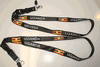 2 UGANDA BLACK HIGH GLOSS COUNTRY FLAG LANYARDS KEYCHAINS PASSHOLDERS ... NEW