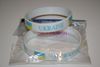 2 UKRAINE WHITE COUNTRY FLAG SILICONE BRACELETS WRISTBANDS .. NEW