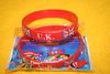 2 UNITED KINGDOM RED SILICONE BRACELETS UK U.K. ...NEW