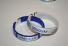 2 URUGUAY COUNTRY FLAG FLEXIBLE BRACELETS  WRISTBANDS... ( CHOOSE WHICH COLOR YOU WANT) .. NEW