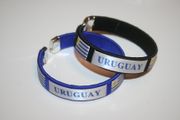 2 URUGUAY COUNTRY FLAG FLEXIBLE BRACELETS WRISTBANDS .. CHOOSE YOUR COLOR .. FIFA WORLD CUP SOCCER FOOTBALL .. NEW