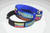 2 VENEZUELA COUNTRY FLAG FLEXIBLE BRACELETS WRISTBANDS ... 1 BLACK & 1 BLUE .. NEW