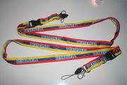 2 VENEZUELA COUNTRY FLAG LANYARDS KEYCHAINS PASSHOLDERS TICKET HOLDERS ... NEW