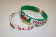 2 WALES COUNTRY FLAG FLEXIBLE BRACELET WRISTBAND ... VARIETY CHOOSE YOUR COLOR .. NEW