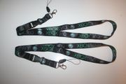 2 XBOX 360 BLACK HIGH QUALITY LANYARDS KEYCHAINS PASSHOLDERS ... NEW 