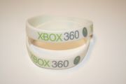 2 XBOX 360 WHITE BRACELETS GAMING SYSTEM JEWELRY NEW