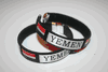 2 YEMEN BLACK COUNTRY FLAG FLEXIBLE BRACELETS WRISTBANDS .. NEW