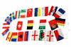 22 EURO CUP LARGE 12" X 18" INCH FLAG BANNER BUNTING