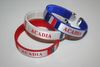 3 ACADIA FLEXIBLE C BRACELETS WRISTBANDS .. ACADIAN FLAG .. NEW