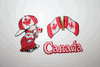 3 CANADA COUNTRY FLAG SMALL IRON ON EMBROIDERED PATCHES CRESTS BADGES .. NEW