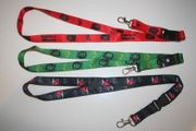 3 CHE GUEVARA PICTURE LANYARDS KEYCHAINS PASSHOLDERS ... NEW