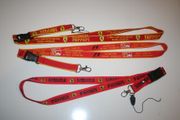 3 FERRARI MICHAEL SCHUMACHER WORLD CHAMPION / WELTMEISTER LANYARDS KEYCHAINS VARIETY .. NEW