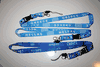 3 GREECE HELLAS COUNTRY FLAG BLUE LANYARDS KEYCHAINS PASSHOLDERS .. VARIETY .. NEW