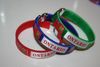 3 ONTARIO PROVINCIAL FLAG FLEXIBLE C BRACELETS WRISTBANDS .. NEW