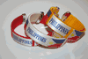 3 PHILIPPINES SUPER THICK COUNTRY FLAG FLEXIBLE BRACELETS WRISTBANDS .. NEW