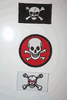 3 PIRATE SKULL & CROSS BONES PATCHES CRESTS .. NEW 3 PIRATE SKULL & CROSS BONES PATCHES CRESTS .. NEW