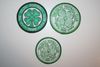 3 THE CELTIC FOOTBALL CLUB 1888 SOCCER PATCHES CRESTS BADGES ... YOU GET 1 OF EACH .. NEW