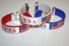 3 USA COUNTRY FLAG RED WHITE & BLUE SUPER THICK BRACELETS WRISTBANDS .. NEW 3 USA COUNTRY FLAG RED WHITE & BLUE SUPER THICK BRACELETS WRISTBANDS .. NEW