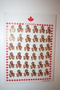 36 USA / CANADA RIBBON COUNTRY FLAG LAPEL BADGE PIN SET .. UNITED STATES STARS AND STRIPES WHOLESALE .. NEW
