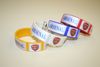 4 ARSENAL SUPER THICK FLEXIBLE BRACELETS WRISTBANDS VARIETY .. FOOTBALL SOCCER CLUB ... NEW