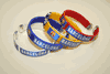 4 BARCELONA FOOTBALL SOCCER CLUB BRACELETS WRISTBANDS VARIETY .. NEW