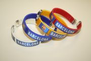 4 BARCELONA FOOTBALL SOCCER CLUB BRACELETS WRISTBANDS VARIETY .. NEW