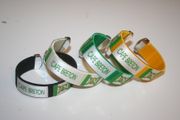 4 CAPE BRETON FLAG SUPER THICK BRACELETS WRISTBANDS .. NEW