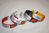 4 ERITREA SUPER THICK COUNTRY FLAG BRACELETS WRISTBANDS .. NEW