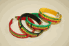4 ETHIOPIA COUNTRY FLAG FLEXIBLE BRACELETS WRISTBANDS VARIETY ..NEW