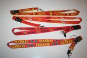 4 FERRARI F1 RACING MICHAEL SCHUMACHER WORLD CHAMPION LANYARDS KEYCHAINS PASSHOLDERS VARIETY .. NEW