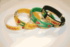 4 GUYANA COUNTRY FLAG FLEXIBLE METAL NYLON BRACELETS ... NEW