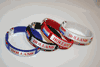 4 HOLLAND COUNTRY FLAG FLEXIBLE C BRACELETS WRISTBANDS .. NETHERLANDS FIFA WORLD CUP .. NEW