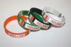 4 IRELAND COUNTRY FLAG  FLEXIBLE BRACELETS WRISTBANDS ... SOCCER FOOTBALL ... NEW